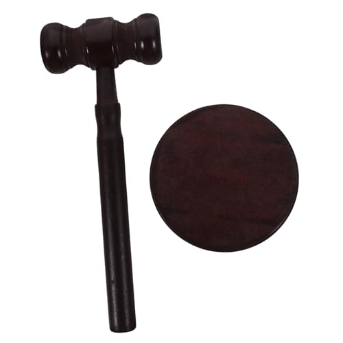 BESTYASH 1Satz Richter Hammer aus Holz für Einzigartiger Richterhammer mit Praktischer Basis für Grabwochenzeremonien Exquisite Holzfarbe Vielseitige Requisite für Anwälte und Richter BESTYASH 1Satz Richter Hammer aus Holz für Einzigartiger Richterhammer mit Praktischer Basis für Grabwochenzeremonien Exquisite Holzfarbe Vielseitige Requisite für Anwälte und Richter von BESTYASH