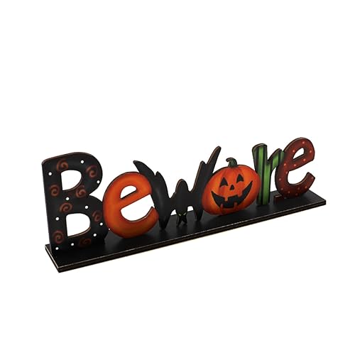 BESTYASH 1Stück Holzbuchstaben Für Halloween Hohler Handgefertigter Tischschmuck Aus Holz Für Halloween Partys Und Innenraumdekoration BESTYASH 1Stück Holzbuchstaben Für Halloween Hohler Handgefertigter Tischschmuck Aus Holz Für Halloween Partys Und Innenraumdekoration von BESTYASH