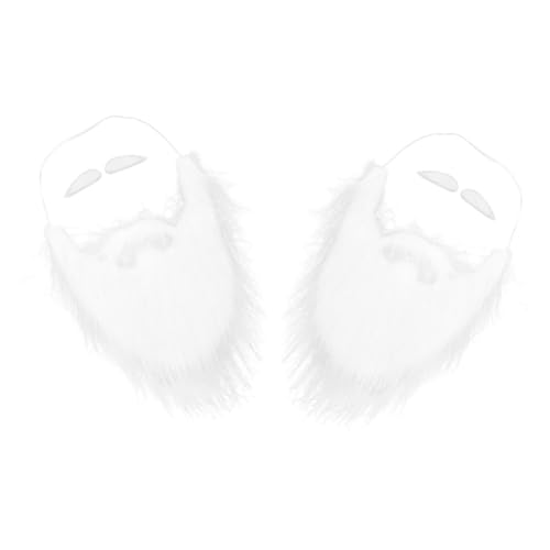 BESTYASH 1satz Santa Claus Kostüm Zubehör Teiliges Fake Beard Und Augenbrauen Für Männer Weihnachtsfeier Cosplay Bequem Und Einfach Anzubringen Aus Weichem Plüschstoff Vielseitig von BESTYASH