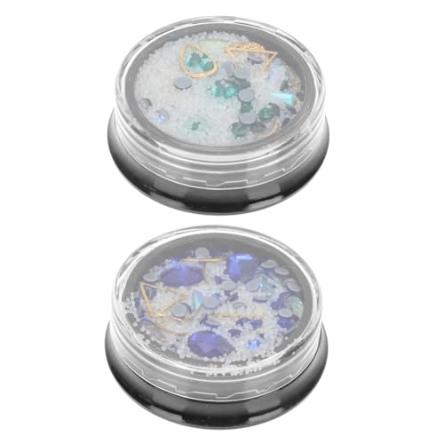 BESTYASH 2 Boxen Charming Nail Art Zubehör Diy Strasssteine für Nageldesign Hochwertige Maniküre Dekoration mit Einzigartigem Design und Angenehmer Haptik Zuhause und Nail Art Anwendungen BESTYASH 2 Boxen Charming Nail Art Zubehör Diy Strasssteine für Nageldesign Hochwertige Maniküre Dekoration mit Einzigartigem Design und Angenehmer Haptik Zuhause und Nail Art Anwendungen von BESTYASH