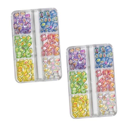 BESTYASH 2 Boxen Charming Nail Diy Boxen Maniküre Dekorationen Accessoires für Einzigartigen Look Gemischte für Zuhause und Nail Art BESTYASH 2 Boxen Charming Nail Diy Boxen Maniküre Dekorationen Accessoires für Einzigartigen Look Gemischte für Zuhause und Nail Art von BESTYASH