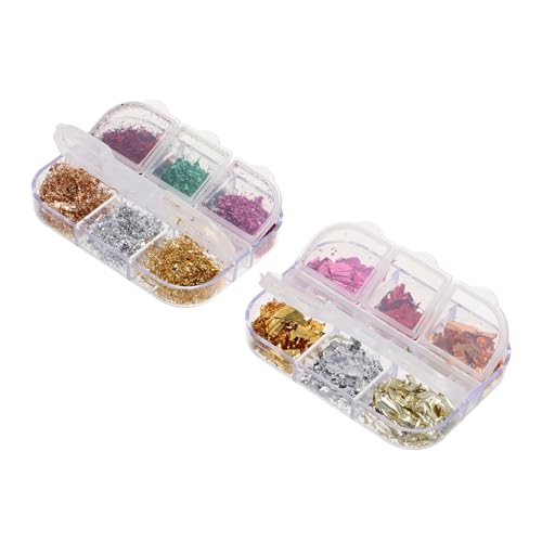 BESTYASH 2 Boxen Nagelfolie Nagelglitzer Nagelstudio Zubehör Nagelpailletten Nagelkunst Glitzer Goldflocken Holografische Nagelfolienflocken Für Nägel Nagelchips Nagelfolienflocken BESTYASH 2 Boxen Nagelfolie Nagelglitzer Nagelstudio Zubehör Nagelpailletten Nagelkunst Glitzer Goldflocken Holografische Nagelfolienflocken Für Nägel Nagelchips Nagelfolienflocken von BESTYASH
