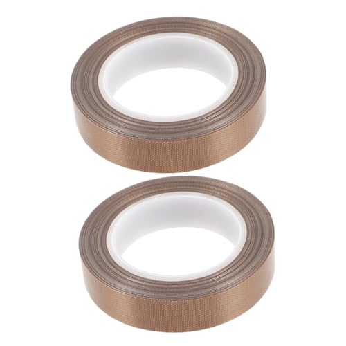BESTYASH 2 Rollen Hitzebeständiges Ptfe Klebeband À für Vakuumversiegelungsmaschinen Isolierung Verpackung für Hochtemperaturanwendungen von BESTYASH
