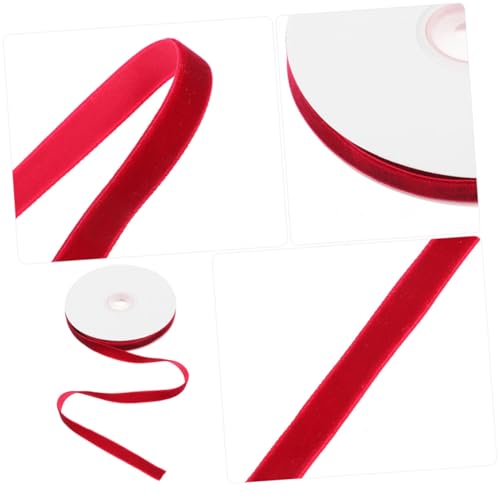BESTYASH 2 Rollen Samt Geschenkband Dekoratives Verpackungsband für DIY Bastelprojekte Hochwertige Samtige Textur Verschleißfest für Geschenkverpackung und Festtagsdekoration BESTYASH 2 Rollen Samt Geschenkband Dekoratives Verpackungsband für DIY Bastelprojekte Hochwertige Samtige Textur Verschleißfest für Geschenkverpackung und Festtagsdekoration von BESTYASH