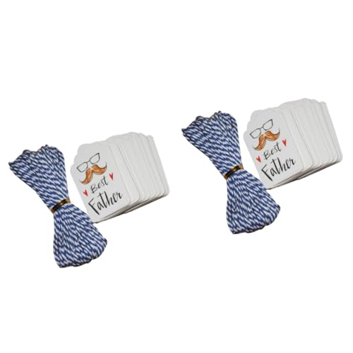 BESTYASH 2 Sätze Dekorative Tags Vatertag Die Papa Rave Dekoration Schild Väter Erwachsene Hangtag Des Geschenks Papieretikett Geschenkanhänger Aus Papier Weiß 100 Stück * 2 BESTYASH 2 Sätze Dekorative Tags Vatertag Die Papa Rave Dekoration Schild Väter Erwachsene Hangtag Des Geschenks Papieretikett Geschenkanhänger Aus Papier Weiß 100 Stück * 2 von BESTYASH