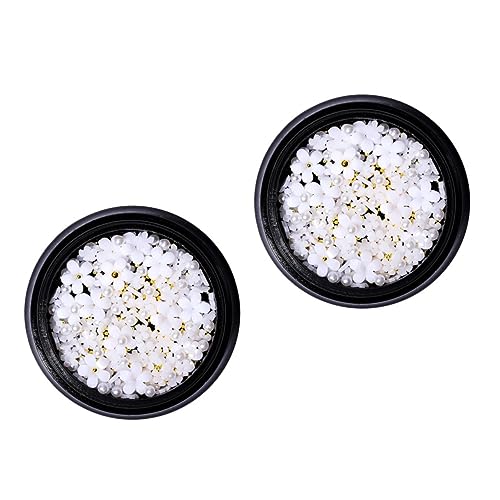 BESTYASH 2 Stück Dekorationen Weiße Harzblumen Nail Art Charms für Diy Maniküre Zubehör für Nageldesign und Nail Art Gestaltungen BESTYASH 2 Stück Dekorationen Weiße Harzblumen Nail Art Charms für Diy Maniküre Zubehör für Nageldesign und Nail Art Gestaltungen von BESTYASH