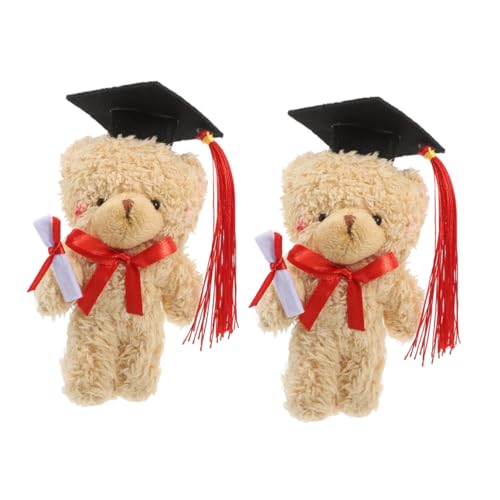 BESTYASH 2 Stück Dr. Bärenpuppe Grad Animal Bär der Abschlusssaison Bärentierpuppen Abschlussgeschenk Bär abschluss ausgestopfte bären Abschluss Bär Plüsch Light Brown BESTYASH 2 Stück Dr. Bärenpuppe Grad Animal Bär der Abschlusssaison Bärentierpuppen Abschlussgeschenk Bär abschluss ausgestopfte bären Abschluss Bär Plüsch Light Brown von BESTYASH