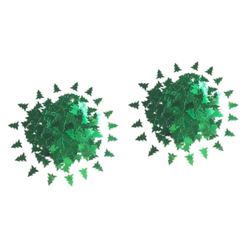 BESTYASH 2 Stück Grünes Weihnachtsbaum Konfetti Tischdeko für Weihnachten Festliche Streudeko für Party und Feiertage DIY Dekoaccessoire Weihnachtsbaumdekoration für Stimmungsvolle Feiern BESTYASH 2 Stück Grünes Weihnachtsbaum Konfetti Tischdeko für Weihnachten Festliche Streudeko für Party und Feiertage DIY Dekoaccessoire Weihnachtsbaumdekoration für Stimmungsvolle Feiern von BESTYASH