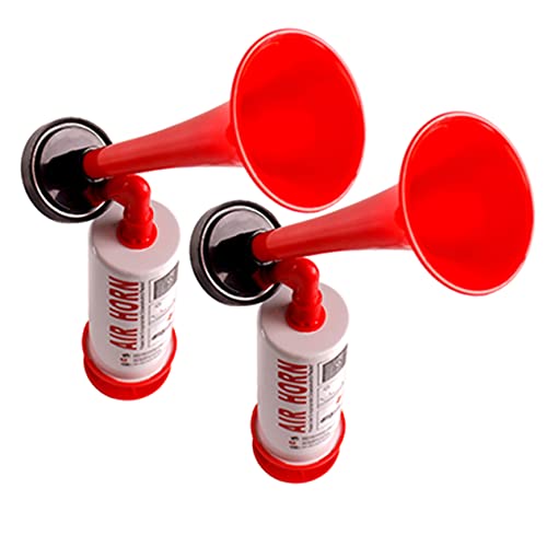 BESTYASH 2 Stück Handheld Cheer Air Horn Tragbare Lufthupe für Sportveranstaltungen Partys und Feiern Lautes Cheer Horn für Fußballspiele und Anfeuerungen von BESTYASH