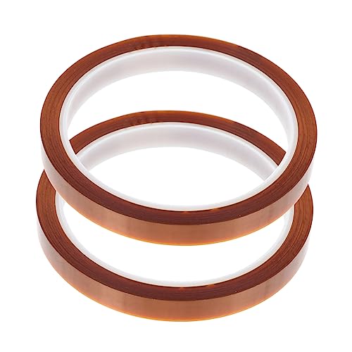 BESTYASH 2 Stück Hochtemperatur Klebeband Professionelles Vielseitiges Isolierband für Wärmeübertragung für Elektronik Löten und Sublimation von BESTYASH