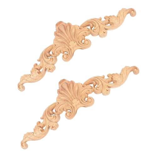 BESTYASH 2 Stück Holzgeschnitzte Onlays Teiliges aus Robustem Holz für Möbeldekoration Vielseitig Einsetzbar für Türen Schränke Kommoden mit Filigraner Ornamentverzierung zur Stilvollen BESTYASH 2 Stück Holzgeschnitzte Onlays Teiliges aus Robustem Holz für Möbeldekoration Vielseitig Einsetzbar für Türen Schränke Kommoden mit Filigraner Ornamentverzierung zur Stilvollen von BESTYASH