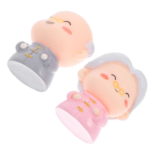 BESTYASH 2 Stück Miniatur Figurinen Älteres Kuchen Deko Langlebig Resin Handgefertigt Detailreich als für Großeltern zu Hochzeit Jahrestag Geburtstag BESTYASH 2 Stück Miniatur Figurinen Älteres Kuchen Deko Langlebig Resin Handgefertigt Detailreich als für Großeltern zu Hochzeit Jahrestag Geburtstag von BESTYASH