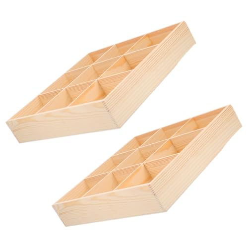 BESTYASH 2 Stück Organizer aus Holz mit Fächern Unterwäsche und Sockenaufbewahrung Platzsparende Aufteilung für Kleiderschrank und Kommode Vielseitige für Haushalt und Büro BESTYASH 2 Stück Organizer aus Holz mit Fächern Unterwäsche und Sockenaufbewahrung Platzsparende Aufteilung für Kleiderschrank und Kommode Vielseitige für Haushalt und Büro von BESTYASH