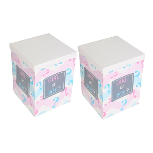 BESTYASH 2 Stück Papier Ballonbox Sicher Vielseitig für Babyparty und Geburtstag Gender Reveal Party Dekoration Junge oder Mädchen BESTYASH 2 Stück Papier Ballonbox Sicher Vielseitig für Babyparty und Geburtstag Gender Reveal Party Dekoration Junge oder Mädchen von BESTYASH