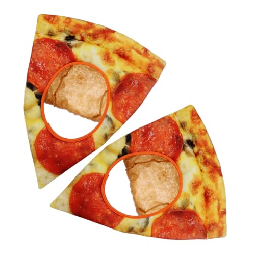 BESTYASH 2 Stück Pizza Cosplay Hut Leicht Atmungsaktiv Komfortabel Verstellbar Wiederverwendbar Für Festival Karneval Halloween BESTYASH 2 Stück Pizza Cosplay Hut Leicht Atmungsaktiv Komfortabel Verstellbar Wiederverwendbar Für Festival Karneval Halloween von BESTYASH
