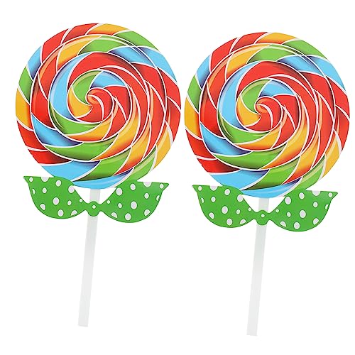 BESTYASH 2 Stück Teiliges Lutscher Deko Bunte Simulation Lutscher Requisiten für Fotografie Party Kreative Lollipops ohne Scharfe Kanten für Mädchen Raumdeko BESTYASH 2 Stück Teiliges Lutscher Deko Bunte Simulation Lutscher Requisiten für Fotografie Party Kreative Lollipops ohne Scharfe Kanten für Mädchen Raumdeko von BESTYASH