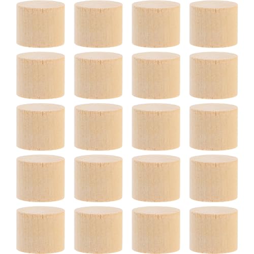 BESTYASH 20 Stück Holzblock Weiß Ding Leer Gemischt Basteln Hohl Groß Für Klein Schnitzblock Aus Lindenholz Unvollendet Schwarz Holzblöcke Holzzylinder Brown Birke BESTYASH 20 Stück Holzblock Weiß Ding Leer Gemischt Basteln Hohl Groß Für Klein Schnitzblock Aus Lindenholz Unvollendet Schwarz Holzblöcke Holzzylinder Brown Birke von BESTYASH