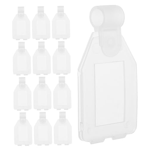 BESTYASH 20 Stück Preisschildhalter für Supermärkte und Einzelhandel Halter für Etiketten Transparent Vielseitig Einsetzbar Einfach Aufzuhängen für Preisanzeige von BESTYASH