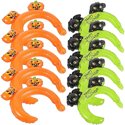 BESTYASH 20 Stück Teiliges Halloween Luftballons Haarreifen Lustige Kostümazubehör für Partys und Dekorationen für Halloween Feiern und Cosplay von BESTYASH