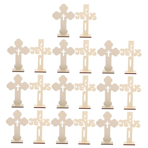 BESTYASH 20 Stück Teiliges Holzkreuze zum Basteln Naturbelassene Holzkreuze mit Glatter Oberfläche Kreatives Christliches Dekorationsornament Langlebig und Sicher für und Kirchen BESTYASH 20 Stück Teiliges Holzkreuze zum Basteln Naturbelassene Holzkreuze mit Glatter Oberfläche Kreatives Christliches Dekorationsornament Langlebig und Sicher für und Kirchen von BESTYASH