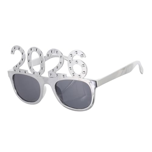 BESTYASH 2026nummer Frohes Neues Jahr Brille Aus Neujahrsbrille Mit Zahlen Silvesterparty-zubehör Lustige Kostümbrille Für Abschlussfeiern Und Geburtstagsfeiern von BESTYASH