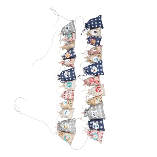 BESTYASH 24 Tage Adventskalender Dekoration Weihnachtstüten Aus Sackleinen Kleine Goodie Bags 24 Nummerierte Tüten DIY Ferienkalender Adventskalender Zubehör Goodie Bags Mit BESTYASH 24 Tage Adventskalender Dekoration Weihnachtstüten Aus Sackleinen Kleine Goodie Bags 24 Nummerierte Tüten DIY Ferienkalender Adventskalender Zubehör Goodie Bags Mit von BESTYASH