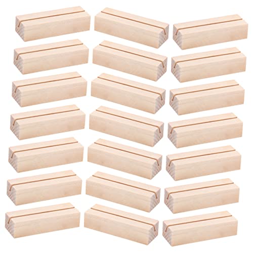 BESTYASH 24Stücke Holz Platzkartenhalter für Tischdekoration Rechteckige Fotohalter für Hochzeiten Partys Vielseitig Einsetzbare Kartenständer für Menükarten und Tischkarten BESTYASH 24Stücke Holz Platzkartenhalter für Tischdekoration Rechteckige Fotohalter für Hochzeiten Partys Vielseitig Einsetzbare Kartenständer für Menükarten und Tischkarten von BESTYASH