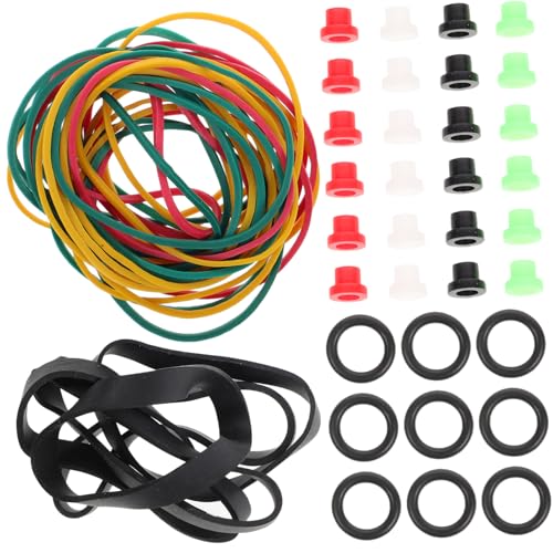 BESTYASH 270 Stück Teiliges Gummibänder mit Nadelkissen und Vibrationsschürze Zubehör für Diy Projekte und Tattoo Farbe Zufällig Zufällige Farbe von BESTYASH