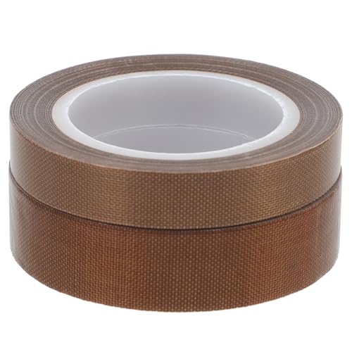 BESTYASH 2Rollen Ptfe Band für Vakuumierer Hochtemperatur Verschleißfestes Klebeband Rolle für Haushalt Industrie Kompatibel mit Meisten Maschinen Einfach BESTYASH 2Rollen Ptfe Band für Vakuumierer Hochtemperatur Verschleißfestes Klebeband Rolle für Haushalt Industrie Kompatibel mit Meisten Maschinen Einfach von BESTYASH