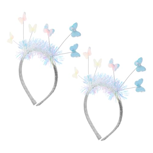 BESTYASH 2Stücke Glitzernde Schmetterlings Stirnbänder für Funkelnde Haarreifen für Partys Geburtstage und Besondere Anlässe Bequem und Langlebig Haar Accessoire BESTYASH 2Stücke Glitzernde Schmetterlings Stirnbänder für Funkelnde Haarreifen für Partys Geburtstage und Besondere Anlässe Bequem und Langlebig Haar Accessoire von BESTYASH