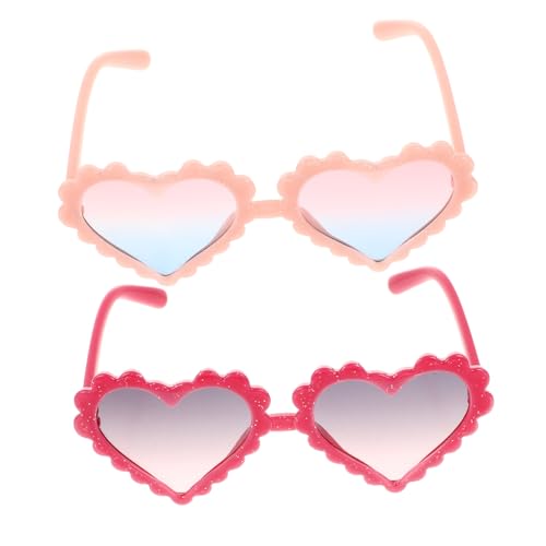 BESTYASH 2Stücke Herzförmige Sonnenbrillen Moderne Party Brillen für Jungen und Mädchen Kreative Photo Requisiten Lebhaften Farben Jelly Jelly BESTYASH 2Stücke Herzförmige Sonnenbrillen Moderne Party Brillen für Jungen und Mädchen Kreative Photo Requisiten Lebhaften Farben Jelly Jelly von BESTYASH