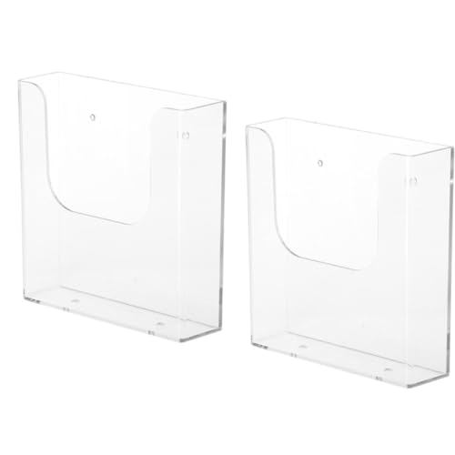 BESTYASH 2Stücke Wandmontierte Dokumenten Organizer Praktische Dateihalter für Büro und Zuhause Transparent Design Platzsparend BESTYASH 2Stücke Wandmontierte Dokumenten Organizer Praktische Dateihalter für Büro und Zuhause Transparent Design Platzsparend von BESTYASH