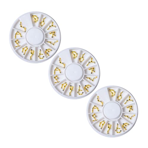 BESTYASH 3 Boxen Nagelsteine mit Motiven Nagelsticker Funkelnde Nail Art Charms für Nägel und Handyhüllen DIY Nageldekoration Teilig BESTYASH 3 Boxen Nagelsteine mit Motiven Nagelsticker Funkelnde Nail Art Charms für Nägel und Handyhüllen DIY Nageldekoration Teilig von BESTYASH