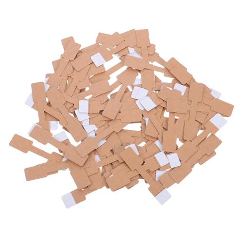 BESTYASH 300 Stück Selbstklebende Schmuck etiketten aus Braunem Papier Blanko Schmuckanhänger Aufkleber für Armbänder Ringe und Halsketten Vielseitige Preisetiketten für BESTYASH 300 Stück Selbstklebende Schmuck etiketten aus Braunem Papier Blanko Schmuckanhänger Aufkleber für Armbänder Ringe und Halsketten Vielseitige Preisetiketten für von BESTYASH