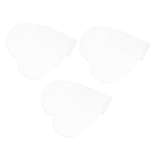 BESTYASH 3Stücke Maniküre Mischpalette Teiliges Handheld Acryl Nagelkunst Transparente Nagelanzeigeplatte für DIY Nageldesign für Nail Art und Profis von BESTYASH