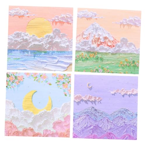 BESTYASH 4 Haftnotizen Malerei ästhetisch Notizbilder Memo Schule Sammelalbum-Aufkleber lieben Aufkleber-Organizer-Ordner Scrapbooking-Stickerbuch Aufkleber Natur Papier BESTYASH 4 Haftnotizen Malerei ästhetisch Notizbilder Memo Schule Sammelalbum-Aufkleber lieben Aufkleber-Organizer-Ordner Scrapbooking-Stickerbuch Aufkleber Natur Papier von BESTYASH