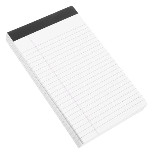 BESTYASH 4 Notizbuch wiederverwendbar klebrig Notizbücher Schreibwaren Arbeitsplatz Zu Notizblock für Studenten Memo -Pad To-Do-Liste Merkzettel kleiner Notizblock legaler Block Papier Weiß von BESTYASH