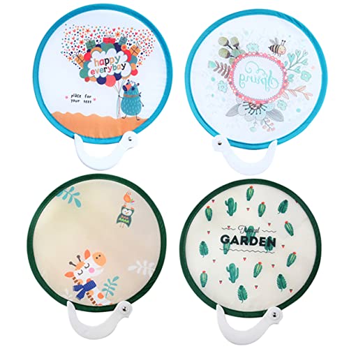BESTYASH 4 Stück Faltbare Handfächer Runde Cartoon Fans für Praktische Sommerfächer für Hochzeit Party und Dekoration Zufällige Designs BESTYASH 4 Stück Faltbare Handfächer Runde Cartoon Fans für Praktische Sommerfächer für Hochzeit Party und Dekoration Zufällige Designs von BESTYASH