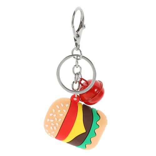 BESTYASH 4 Stück Hamburger Schlüsselanhänger aus und Realistisch Geformte Mini Food Charms Vielseitig als Schlüssel und Rucksackdeko Kompakt Leicht und Kreativ BESTYASH 4 Stück Hamburger Schlüsselanhänger aus und Realistisch Geformte Mini Food Charms Vielseitig als Schlüssel und Rucksackdeko Kompakt Leicht und Kreativ von BESTYASH
