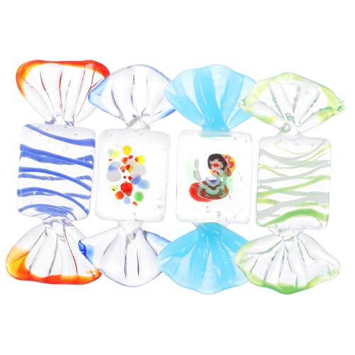 BESTYASH 4 Stück Teiliges Bunte Glasbonbon Dekorationen Handgefertigte Farbglas Süßigkeitenfiguren Langlebige Tischdekoration für Weihnachten Party Hochzeit und Festlichkeiten BESTYASH 4 Stück Teiliges Bunte Glasbonbon Dekorationen Handgefertigte Farbglas Süßigkeitenfiguren Langlebige Tischdekoration für Weihnachten Party Hochzeit und Festlichkeiten von BESTYASH
