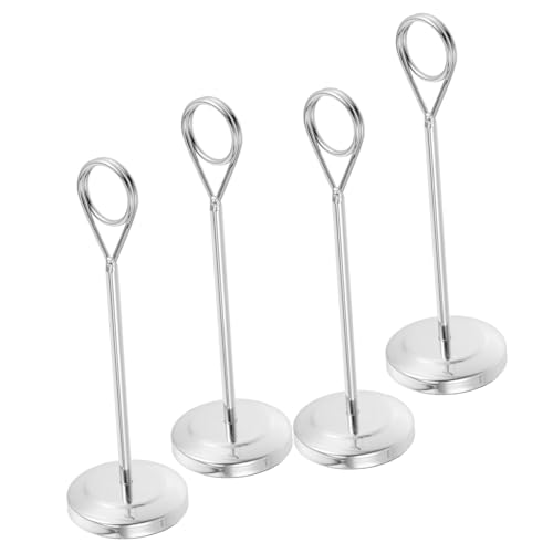 BESTYASH 4 Stück Tischkartenhalter Spiegelglänzend Stabile Platzkarten und Tischnummernhalter für Hochzeit Restaurant Gästemitteilungen Stilvoller Tischaufsteller BESTYASH 4 Stück Tischkartenhalter Spiegelglänzend Stabile Platzkarten und Tischnummernhalter für Hochzeit Restaurant Gästemitteilungen Stilvoller Tischaufsteller von BESTYASH