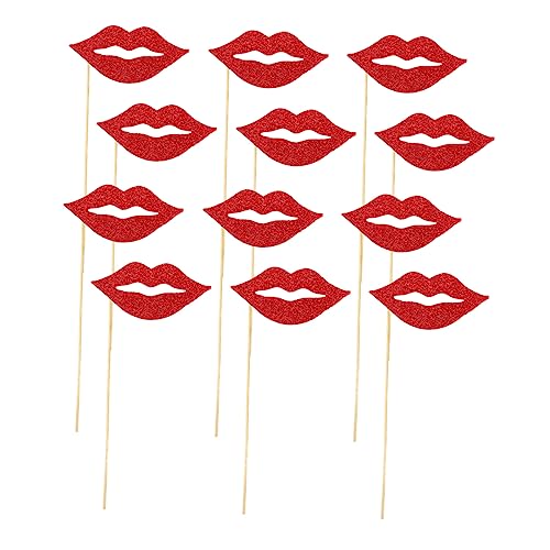 BESTYASH 40 Sätze Teiliges Rote Lippen Foto Requisiten Party Deko Lustige Accessoires für Hochzeit Geburtstag Karneval Selfie Booth Dekoration Partyspaß BESTYASH 40 Sätze Teiliges Rote Lippen Foto Requisiten Party Deko Lustige Accessoires für Hochzeit Geburtstag Karneval Selfie Booth Dekoration Partyspaß von BESTYASH