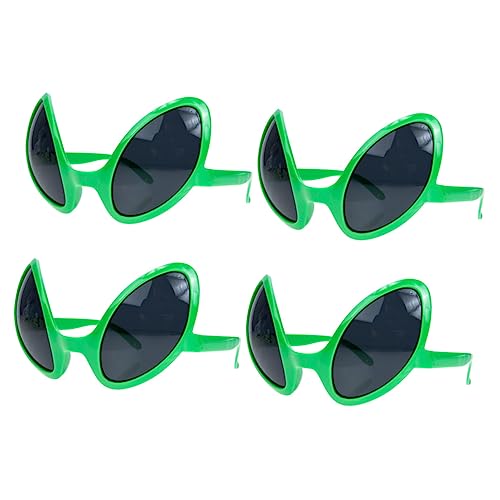 BESTYASH 4Stücke Lustige Brille Neuheit Sonnenbrille für Photo Booth Requisiten für Unvergessliche Partys Langlebig und Sicher von BESTYASH