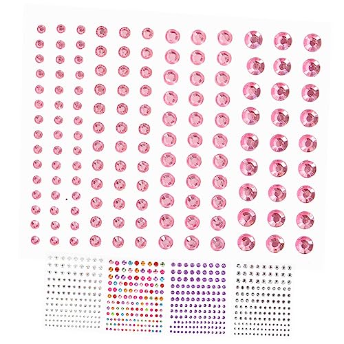BESTYASH 5 Blätter Selbstklebende Glitzerstein Sticker für DIY Projekte Teiliges mit Transparenten und Bunten Akzenten zum Verzieren von Handys Gesichtern und Bastelarbeiten BESTYASH 5 Blätter Selbstklebende Glitzerstein Sticker für DIY Projekte Teiliges mit Transparenten und Bunten Akzenten zum Verzieren von Handys Gesichtern und Bastelarbeiten von BESTYASH