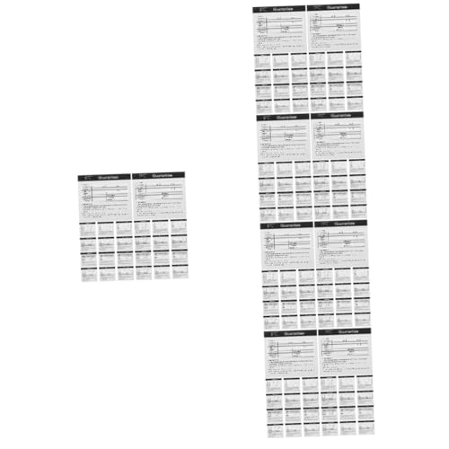 BESTYASH 5 Sätze Garantiekarte Gerätereparaturkarten Anleitungskarten Zur Tassenpflege Gerätewartungskarten Wartungskarte Für Geräte Papier 200 Stück * 5 BESTYASH 5 Sätze Garantiekarte Gerätereparaturkarten Anleitungskarten Zur Tassenpflege Gerätewartungskarten Wartungskarte Für Geräte Papier 200 Stück * 5 von BESTYASH