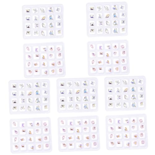 BESTYASH 5 Sätze Teiliges Glitzernde Nail Art Strasssteine Flache Rückseite Für Diy Nageldesign Und Projekte Für Nagelkunst Und Bastelarbeiten 40 Stück * 5 BESTYASH 5 Sätze Teiliges Glitzernde Nail Art Strasssteine Flache Rückseite Für Diy Nageldesign Und Projekte Für Nagelkunst Und Bastelarbeiten 40 Stück * 5 von BESTYASH