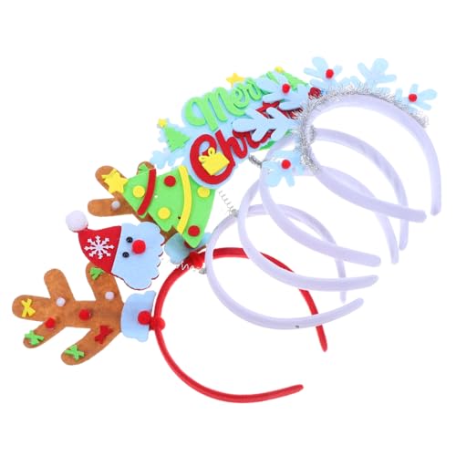 BESTYASH 5 Stück Leuchtendes Weihnachts-stirnband Haarreif Aus Rentiergeweih Beleuchtete Weihnachtliche Haaraccessoires Leuchtende Weihnachtskopfbedeckung Weihnachtsparty Liefert Gefühlt von BESTYASH