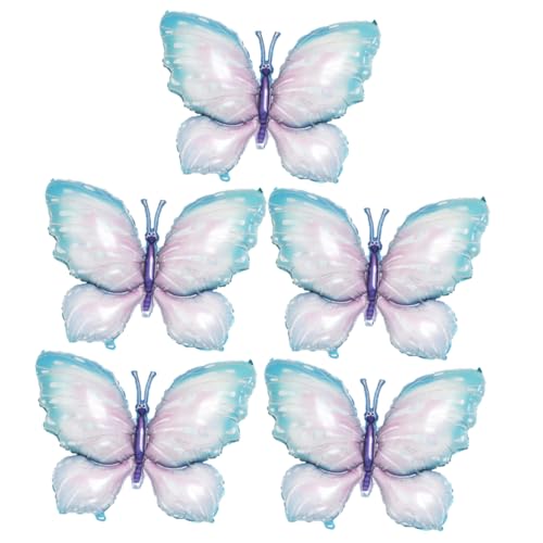 BESTYASH 5 Stück Schmetterling Folienballons Aluminium Luftballons für Partydekoration für Geburtstagsfeiern Hochzeiten Babypartys und Fotoshootings Farbenfrohe Schmetterlinge BESTYASH 5 Stück Schmetterling Folienballons Aluminium Luftballons für Partydekoration für Geburtstagsfeiern Hochzeiten Babypartys und Fotoshootings Farbenfrohe Schmetterlinge von BESTYASH