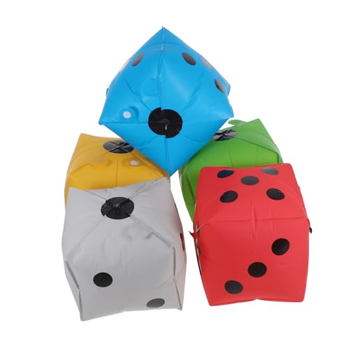 BESTYASH 5 Stück Teiliges Würfel Luftballons Wiederverwendbare Quadratische Spielballons Rot Gelb Blau Grün Weiß Kreative Partydekoration für Geburtstags und Spieleabend BESTYASH 5 Stück Teiliges Würfel Luftballons Wiederverwendbare Quadratische Spielballons Rot Gelb Blau Grün Weiß Kreative Partydekoration für Geburtstags und Spieleabend von BESTYASH