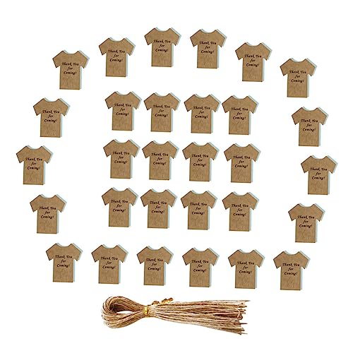 BESTYASH 50 Sätze Hängeetikett aus Kraftpapier Leere Tags Party Schüttgut Stichworte Gegenwärtig preisschild dankeskarten geschenketiketten Karten-Tags Geschenkanhänger aus Kraftpapier Blue von BESTYASH
